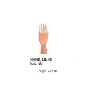 Presentatie Hand Hout Links - Houten Display Hand